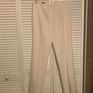 Escada Cream Women's Suit Trousers